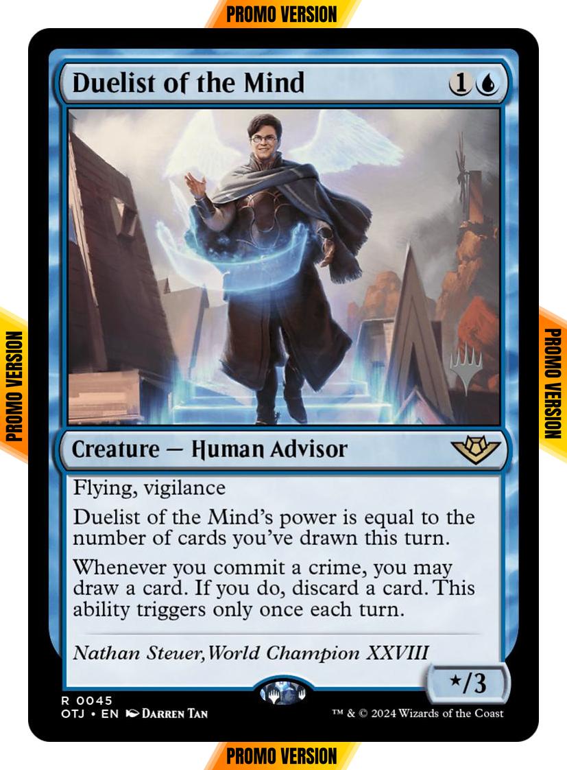 Duelist of the Mind [45p] [Promo Pack] [Outlaws of Thunder Junction: Promos] [Non-Foil]