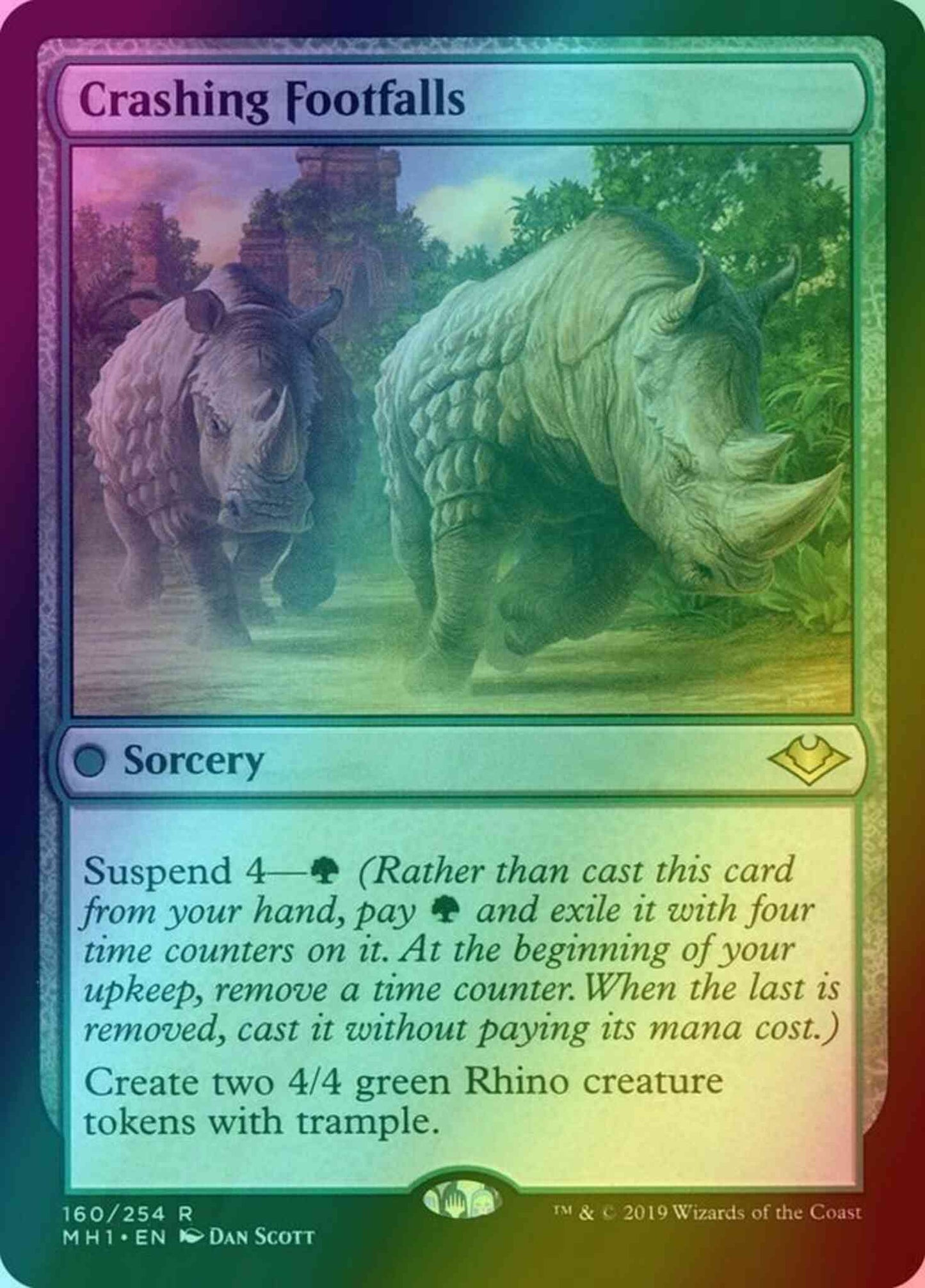 Crashing Footfalls [160] [Modern Horizons] [Foil]