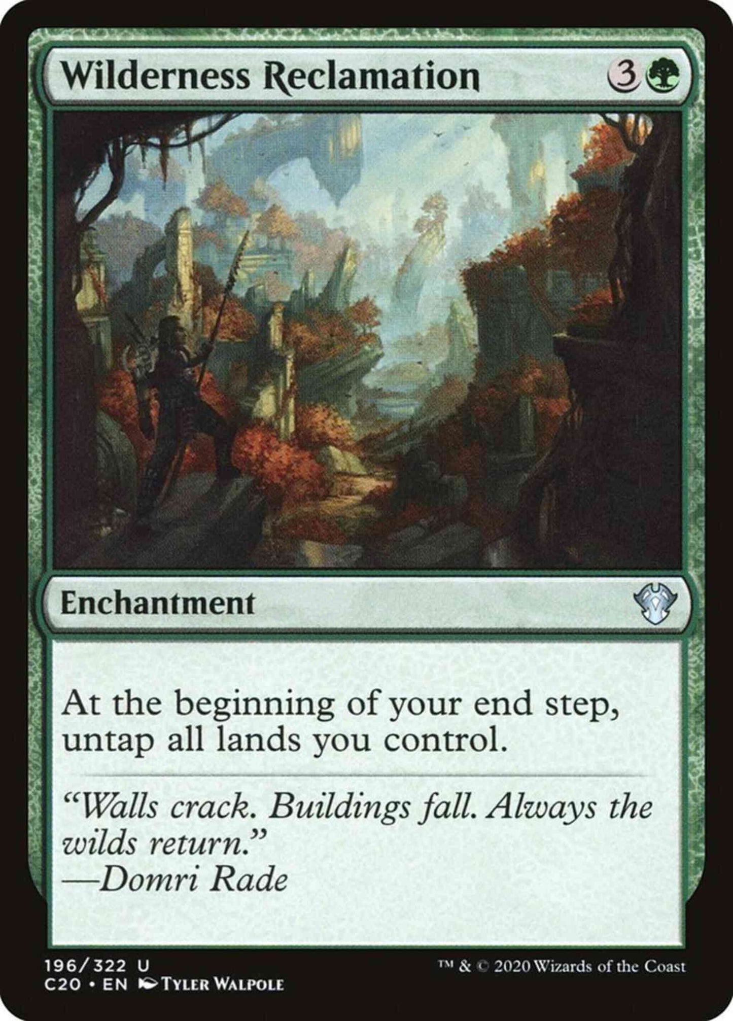 Wilderness Reclamation [196] [Commander 2020] [Non-Foil]