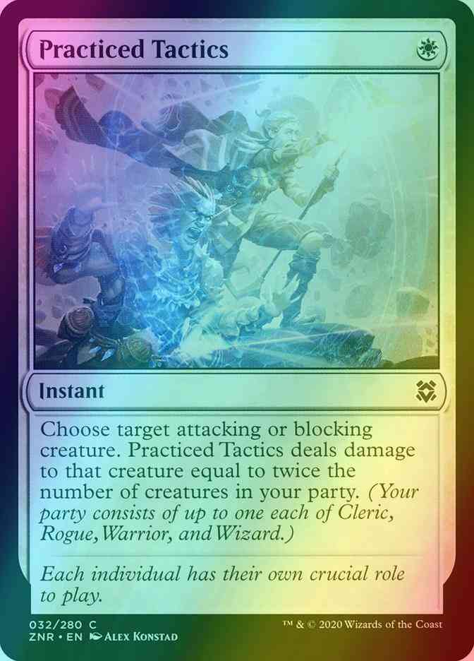 Practiced Tactics [32] [Zendikar Rising] [Foil]