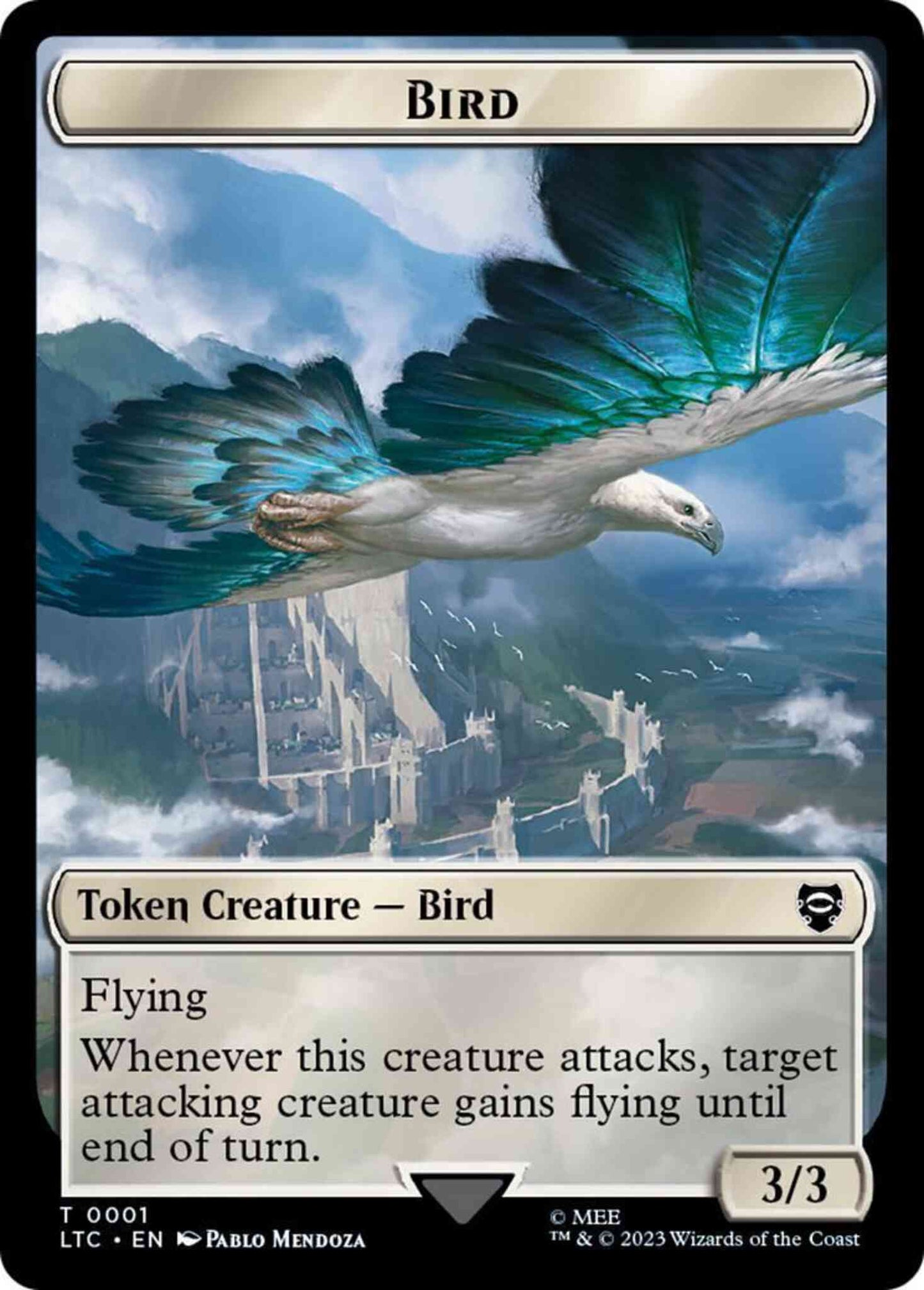 Bird Token (01) // Goat Token (02) [The Lord of the Rings: Tales of Middle-earth: Commander: Tokens] [Non-Foil]