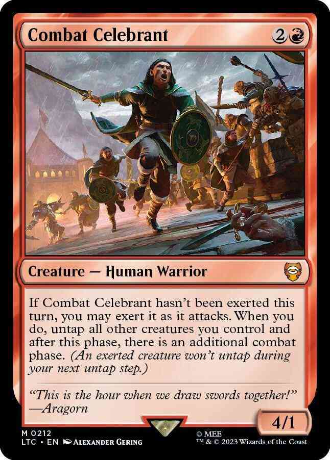 Combat Celebrant [212] [The Lord of the Rings: Tales of Middle-earth: Commander] [Non-Foil]