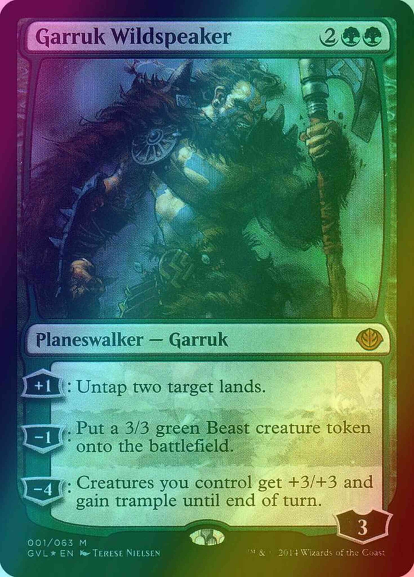 Garruk Wildspeaker [1] [Duel Decks Anthology: Garruk vs. Liliana] [Foil]