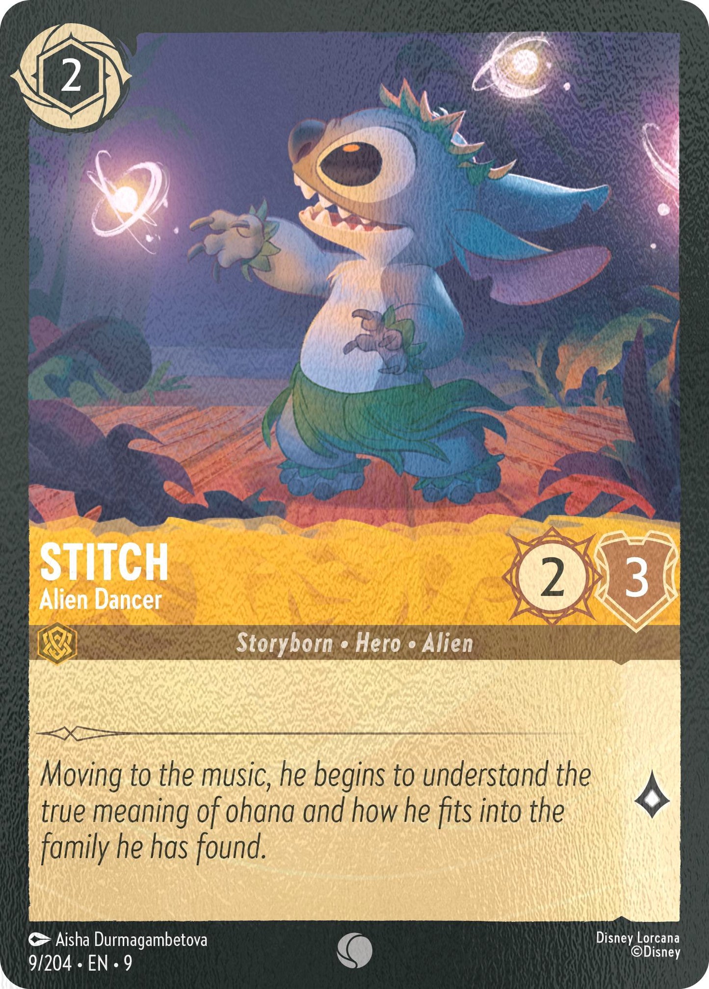 Stitch - Alien Dancer - 9/204 [Fabled] [Cold Foil]