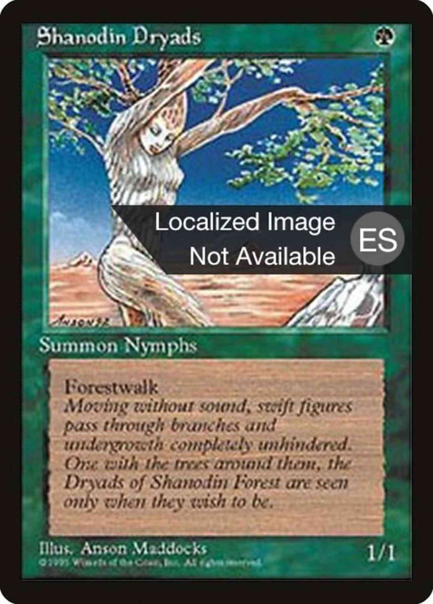 Shanodin Dryads - Spanish [271] [Fourth Edition Black Border: Spanish] [Non-Foil]