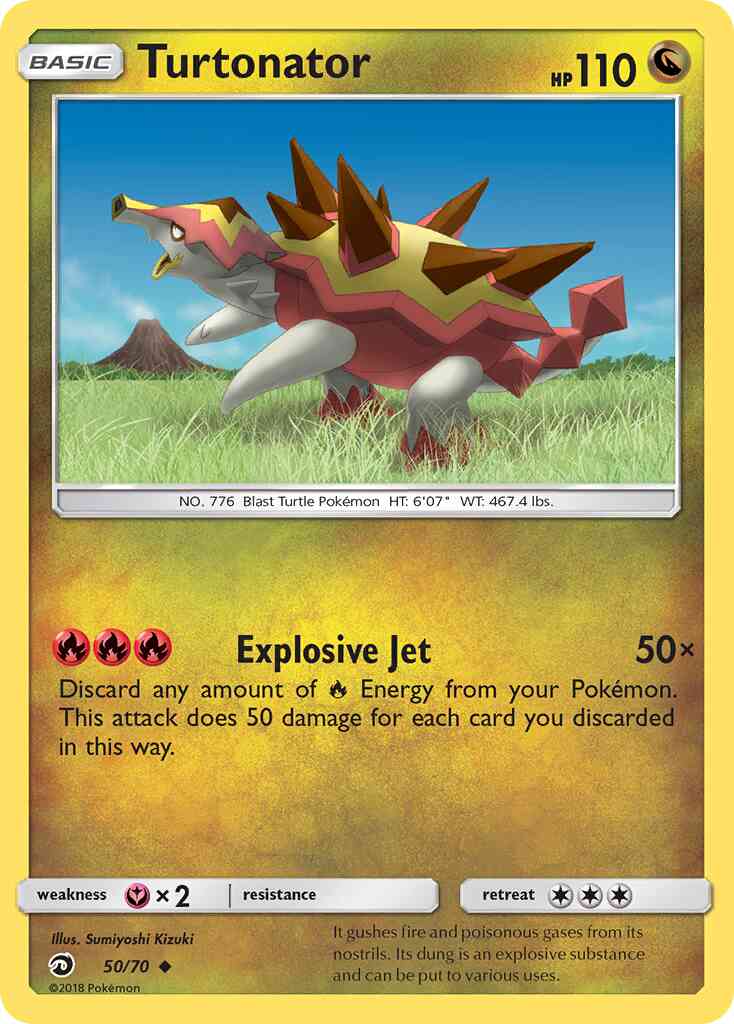 Turtonator - 50/70 - Uncommon [sm75-50] [Reverse Holo]
