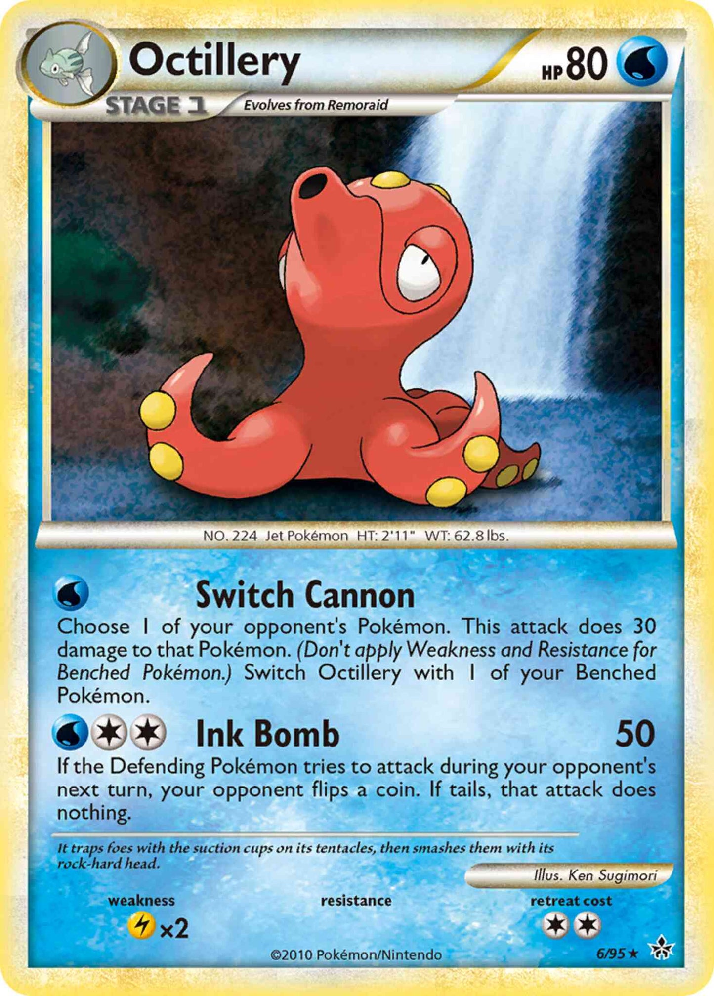 Octillery - 6/95 - Rare Holo [hgss2-6] [Holo]