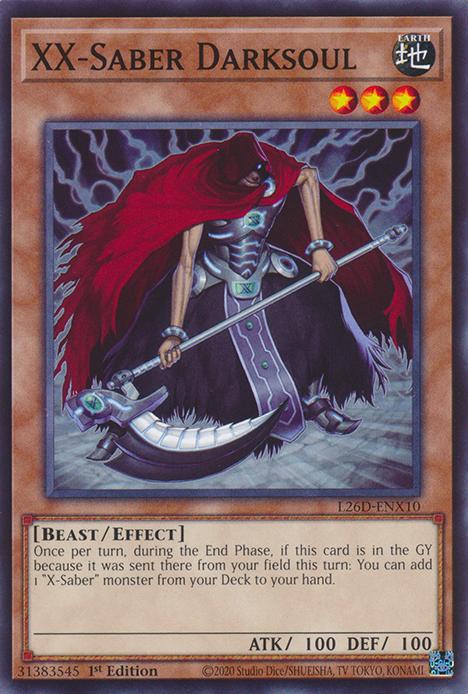 XX-Saber Darksoul - L26D-ENX10 - Common - 1st Edition