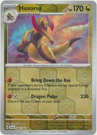 Haxorus - 046/064 - Rare [sv065-046] [Reverse Holo]