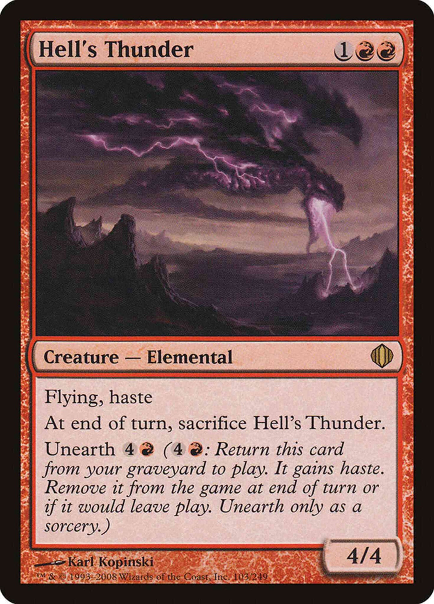 Hell's Thunder [103] [Shards Of Alara] [Non-Foil]