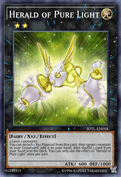 Herald of Pure Light - JOTL-EN058 - Super Rare - 1st Edition
