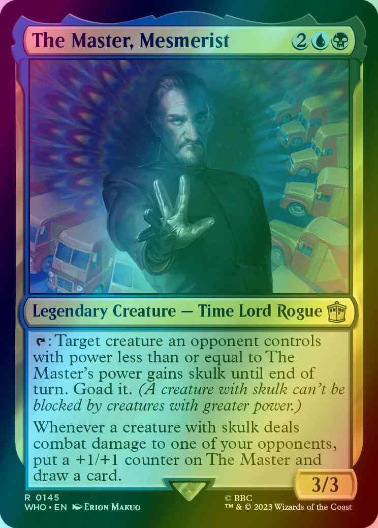 The Master, Mesmerist [145] [Universes Beyond: Doctor Who] [Foil]