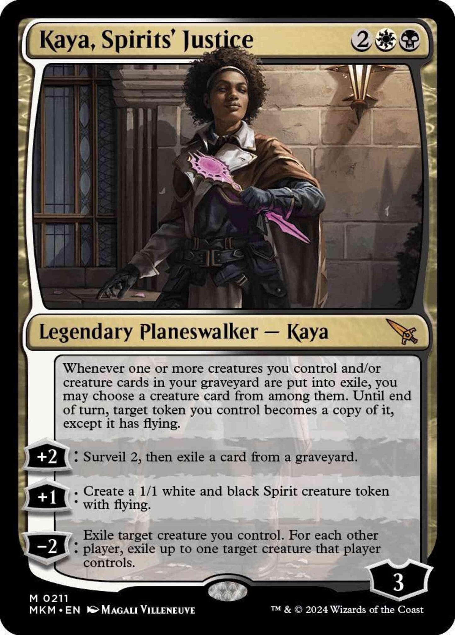 Kaya, Spirits' Justice [211] [Murders at Karlov Manor] [Non-Foil]