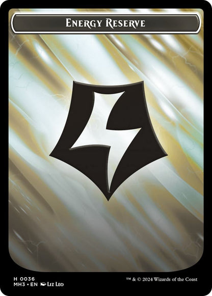 Cat Token (04) // Energy Reserve Token (36) [Modern Horizons 3: Tokens] [Non-Foil]