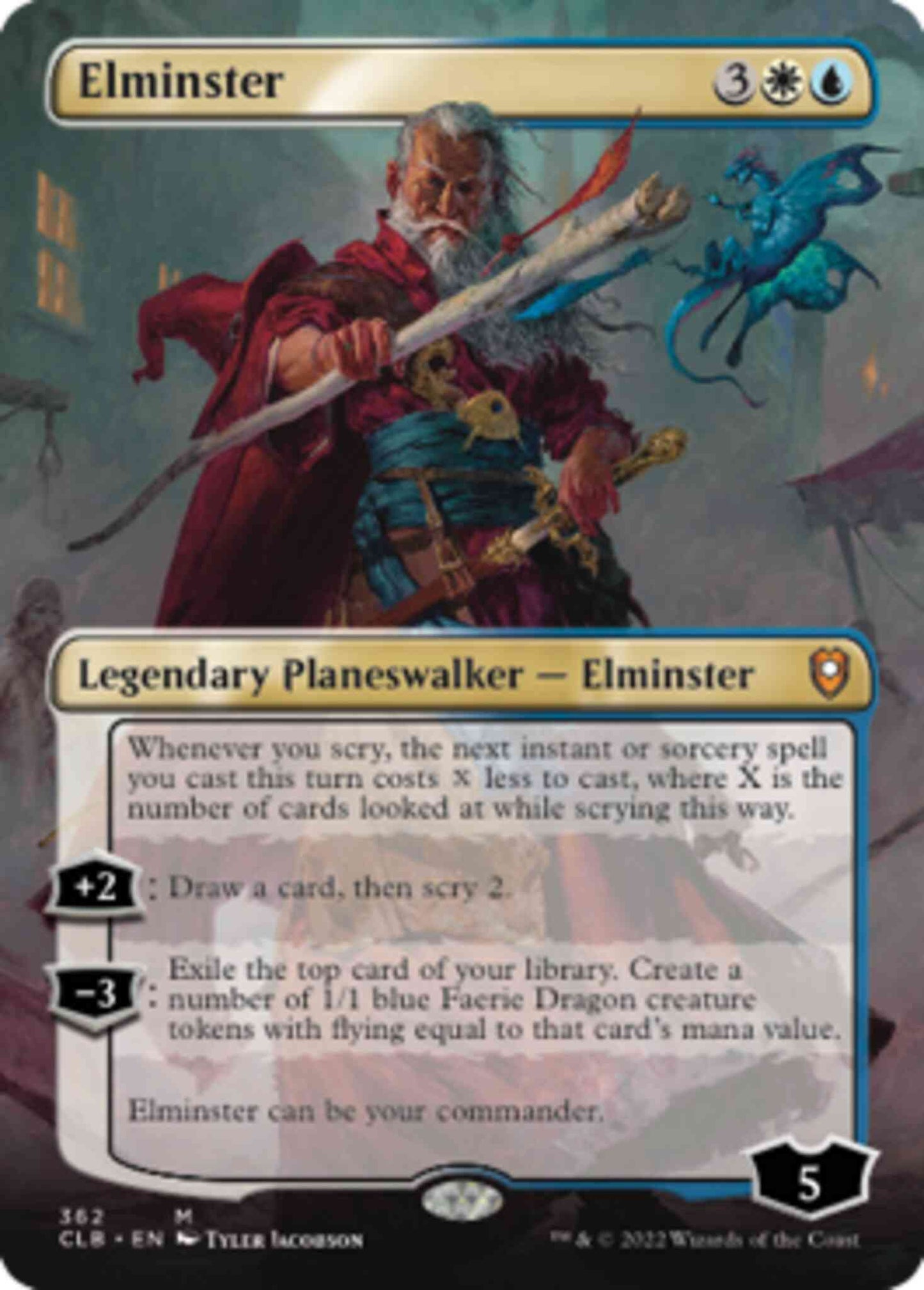 Elminster [362] [Borderless] [Commander Legends: Battle for Baldur's Gate] [Non-Foil]