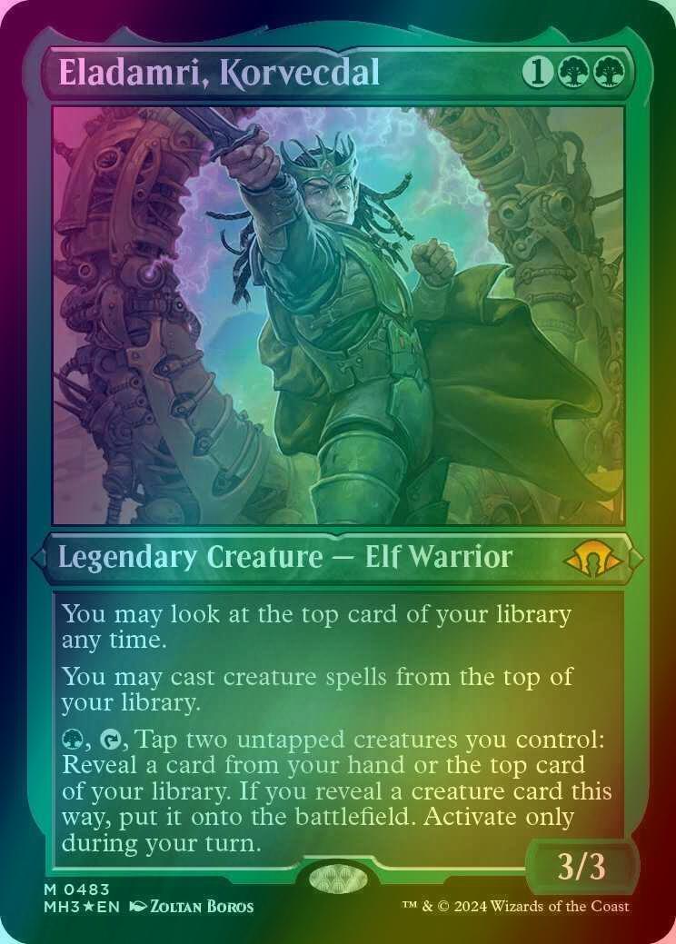 Eladamri, Korvecdal [483] [Modern Horizons 3] [Etched Foil]