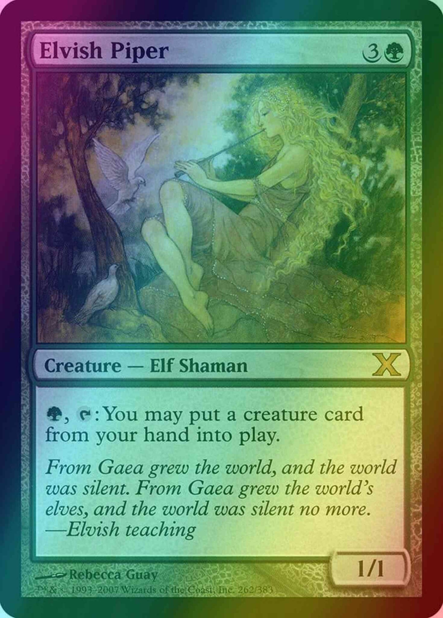 Elvish Piper [262] [Tenth Edition] [Foil]