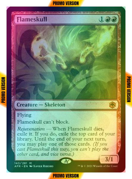 Flameskull [143x] [Ampersand] [Adventures in the Forgotten Realms Promos] [Foil]