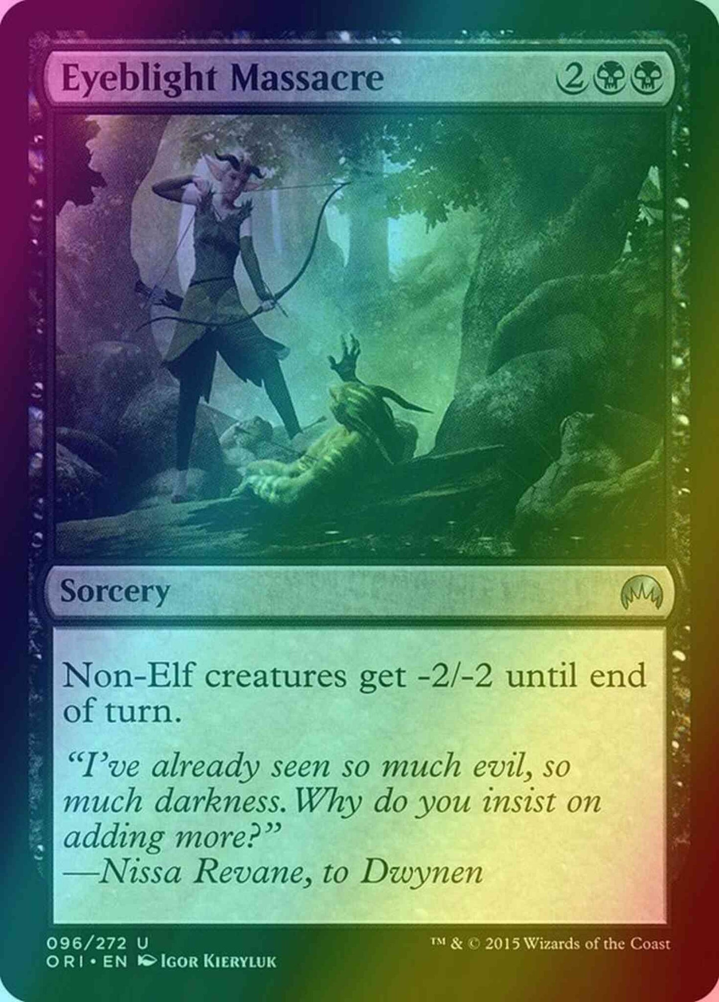 Eyeblight Massacre [96] [Magic Origins] [Foil]