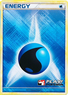 Water Energy - Promotional - 2010 Crosshatch Holo Play! Pokemon Promo [Reverse Holo]