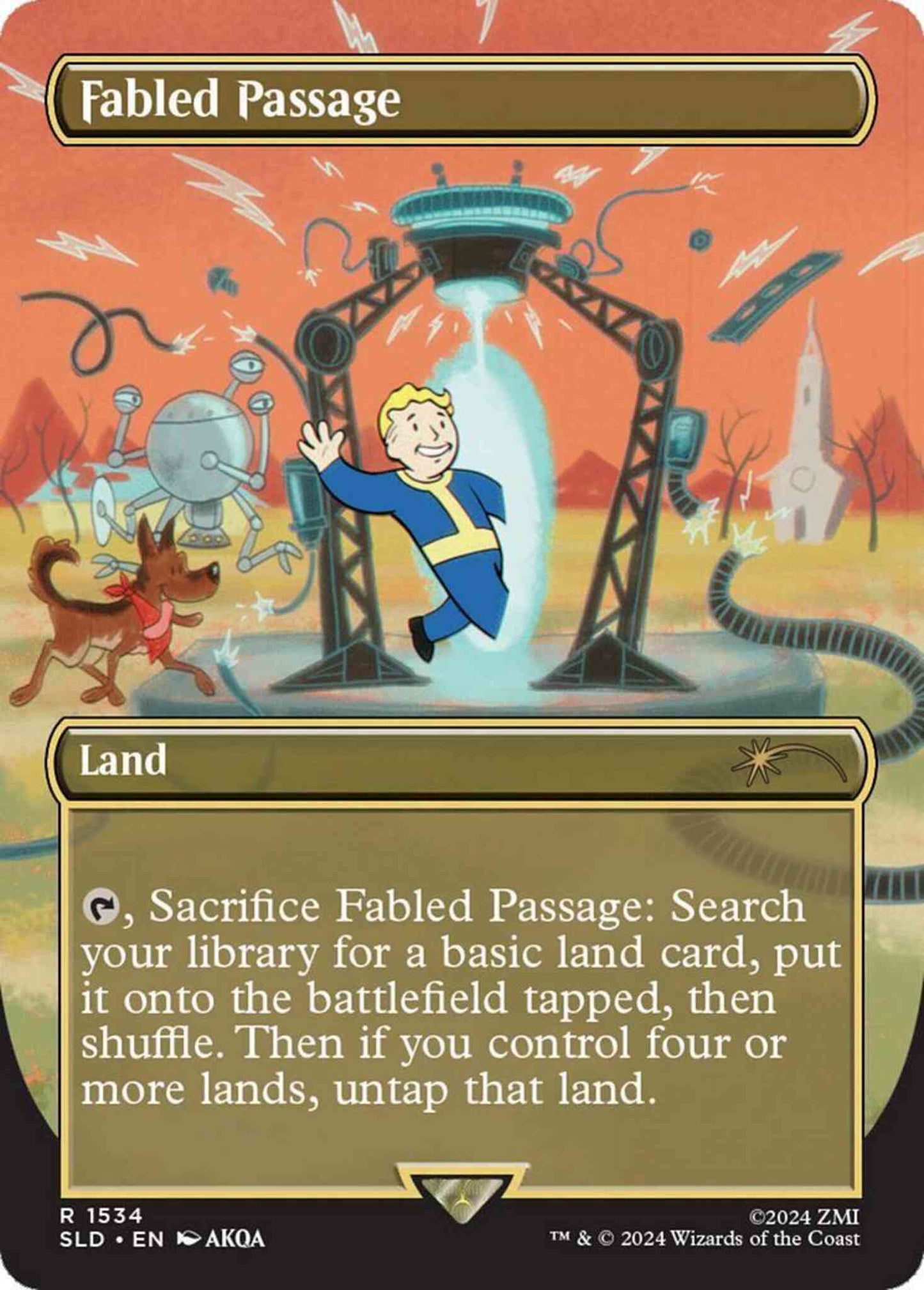 Fabled Passage [1534] [Borderless] [Fallout: Points of Interest] [Secret Lair Drop] [Non-Foil]