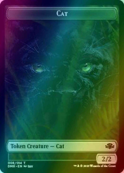 Cat Token (08) // Goblin Token (07) [Dominaria Remastered: Tokens] [Foil]