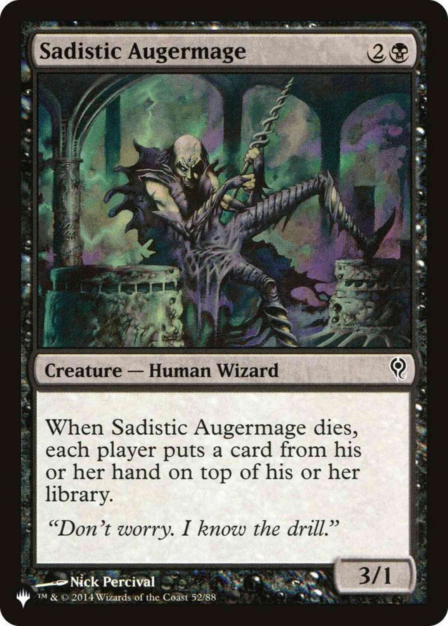 Sadistic Augermage [DDM-52] [The List] [Non-Foil]
