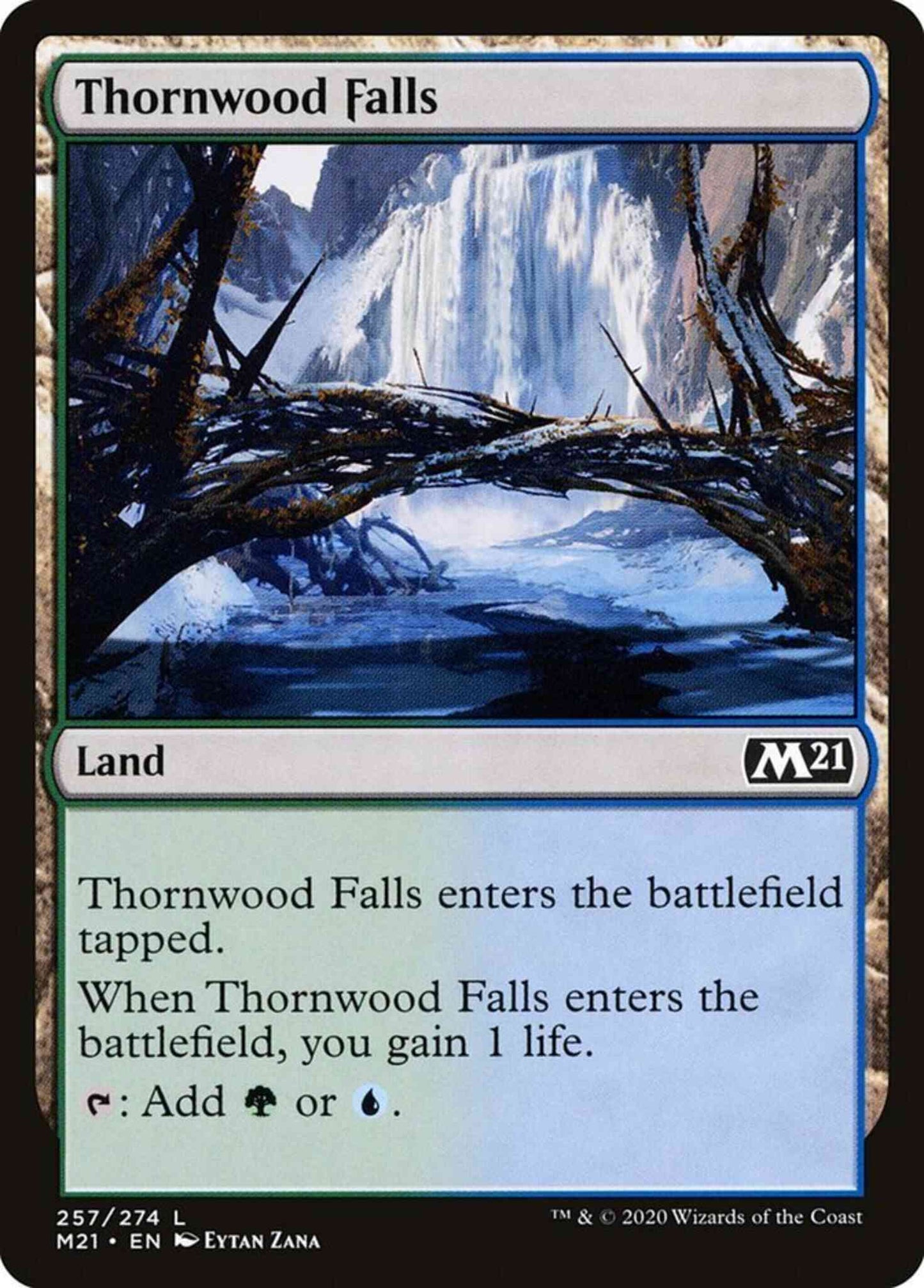 Thornwood Falls [257] [Core Set 2021] [Non-Foil]