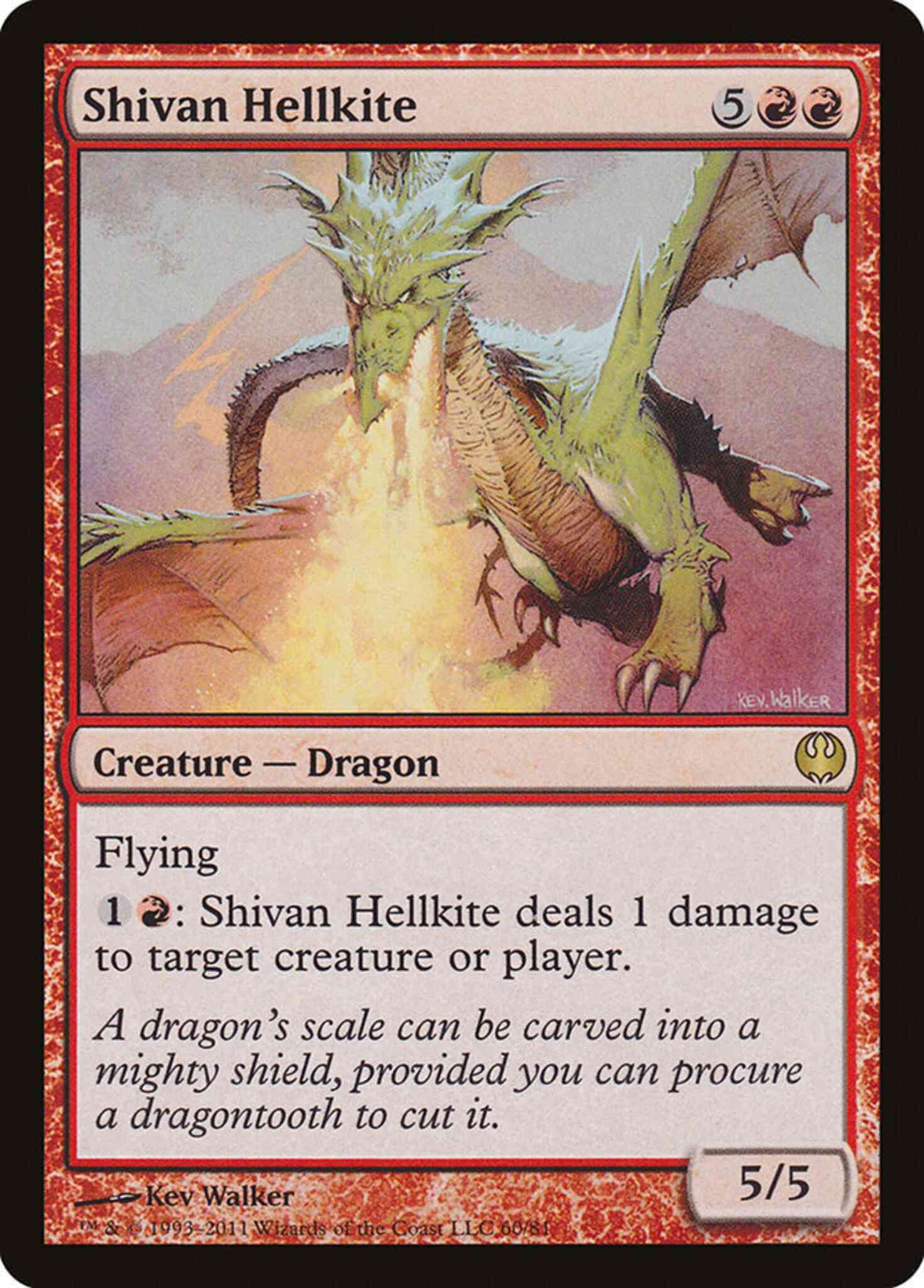 Shivan Hellkite [60] [Duel Decks: Knights vs. Dragons] [Non-Foil]