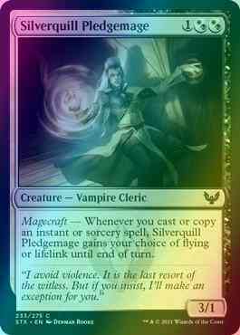 Silverquill Pledgemage [233] [Strixhaven: School of Mages] [Foil]