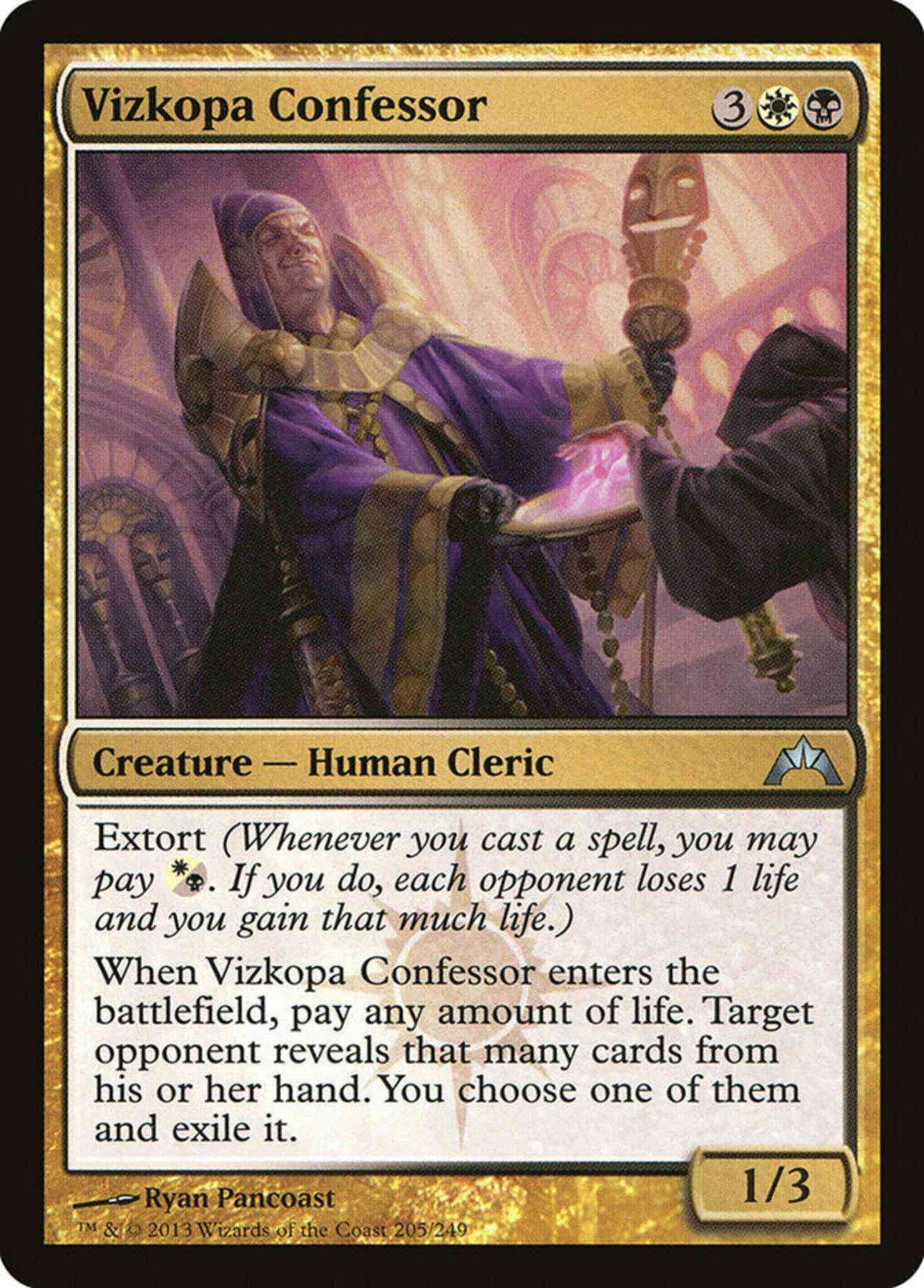 Vizkopa Confessor [205] [Gatecrash] [Non-Foil]