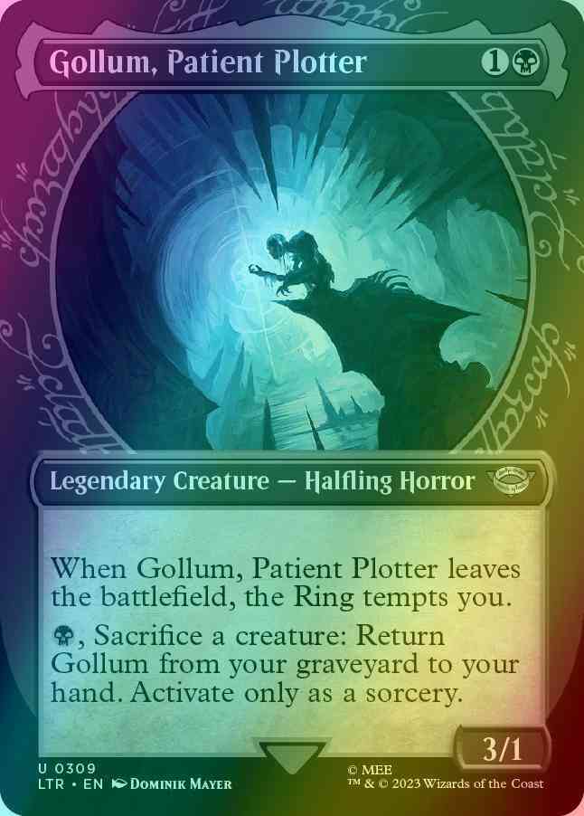 Gollum, Patient Plotter [309] [Ring Showcase] [The Lord of the Rings: Tales of Middle-earth] [Foil]