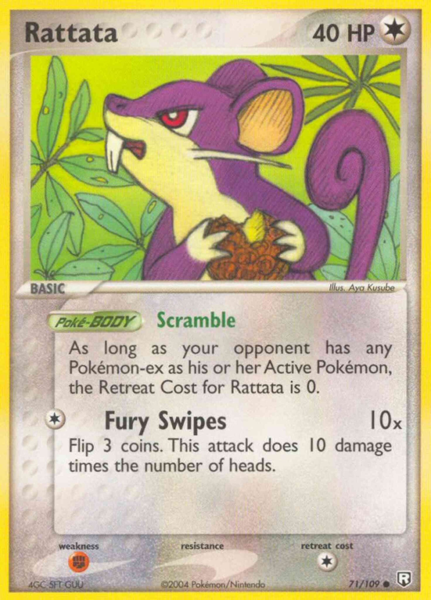 Rattata - 71/109 - Common [ex7-71] [Reverse Holo]