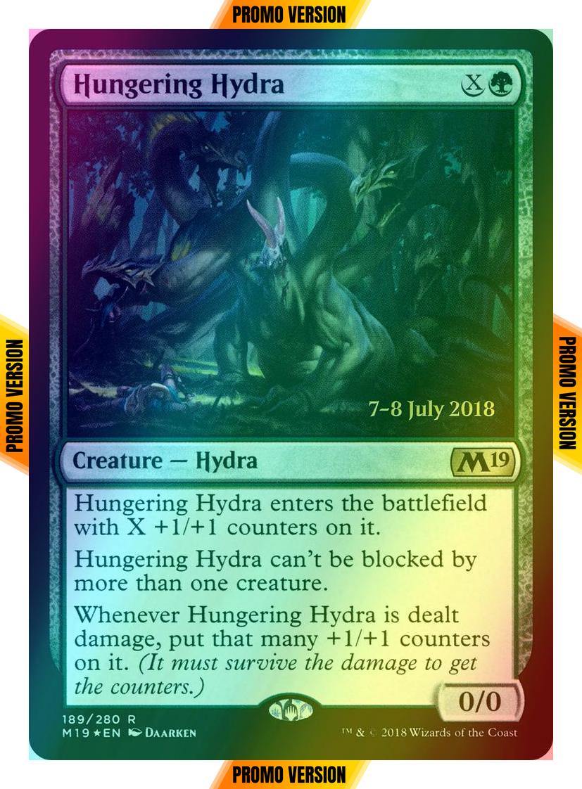 Hungering Hydra [189s] [Core Set 2019 Promos] [Foil]