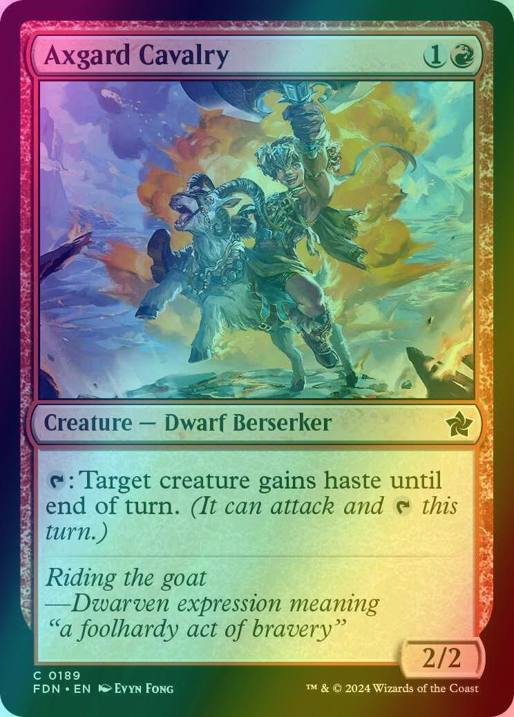 Axgard Cavalry [189] [Foundations] [Foil]