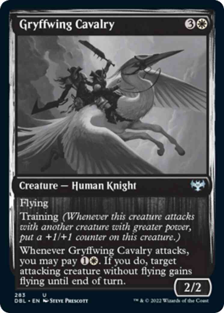 Gryffwing Cavalry [283] [Innistrad: Double Feature] [Non-Foil]