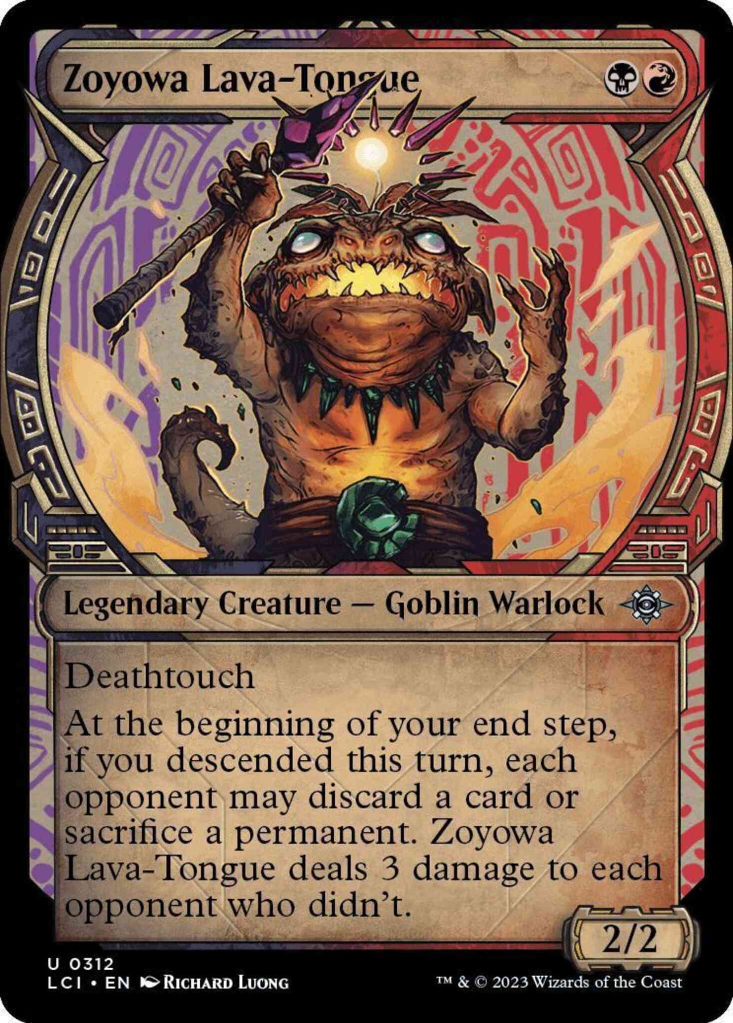 Zoyowa Lava-Tongue [312] [Legends of Ixalan Showcase] [The Lost Caverns of Ixalan] [Non-Foil]