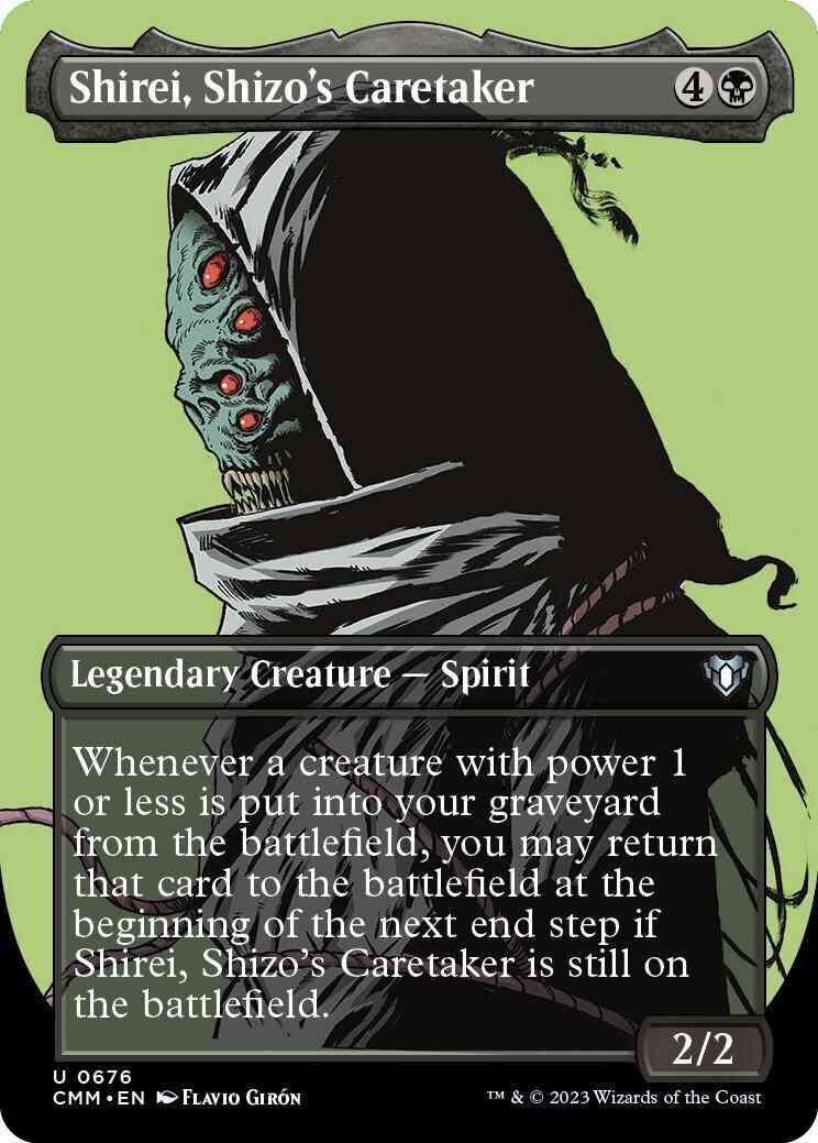 Shirei, Shizo's Caretaker [676] [Borderless] [Profile] [Commander Masters] [Non-Foil]
