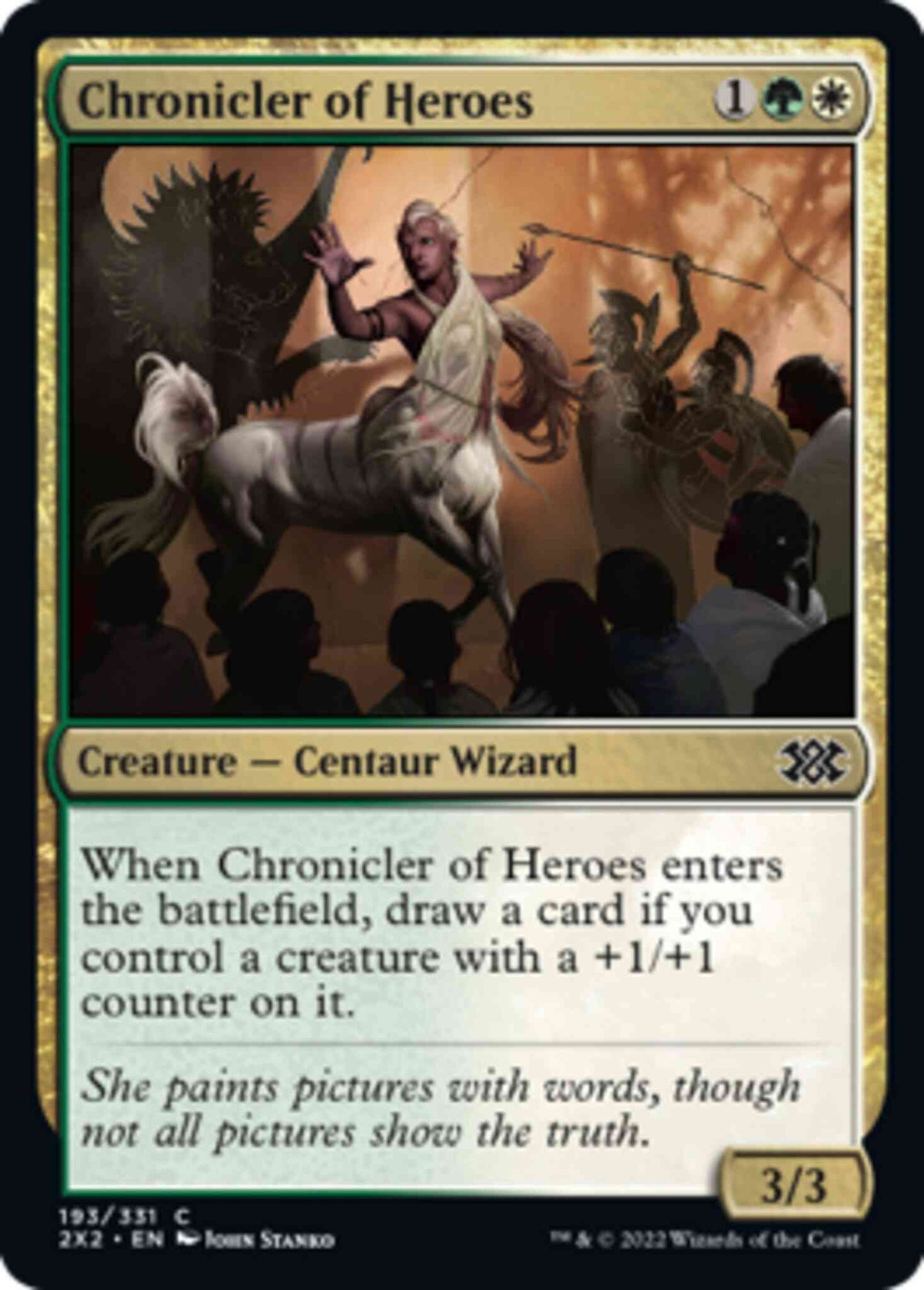 Chronicler of Heroes [193] [Double Masters 2022] [Non-Foil]