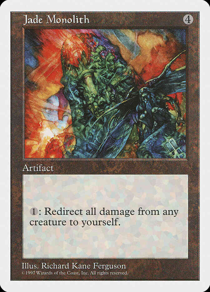 Jade Monolith [381] [Fifth Edition] [Non-Foil]