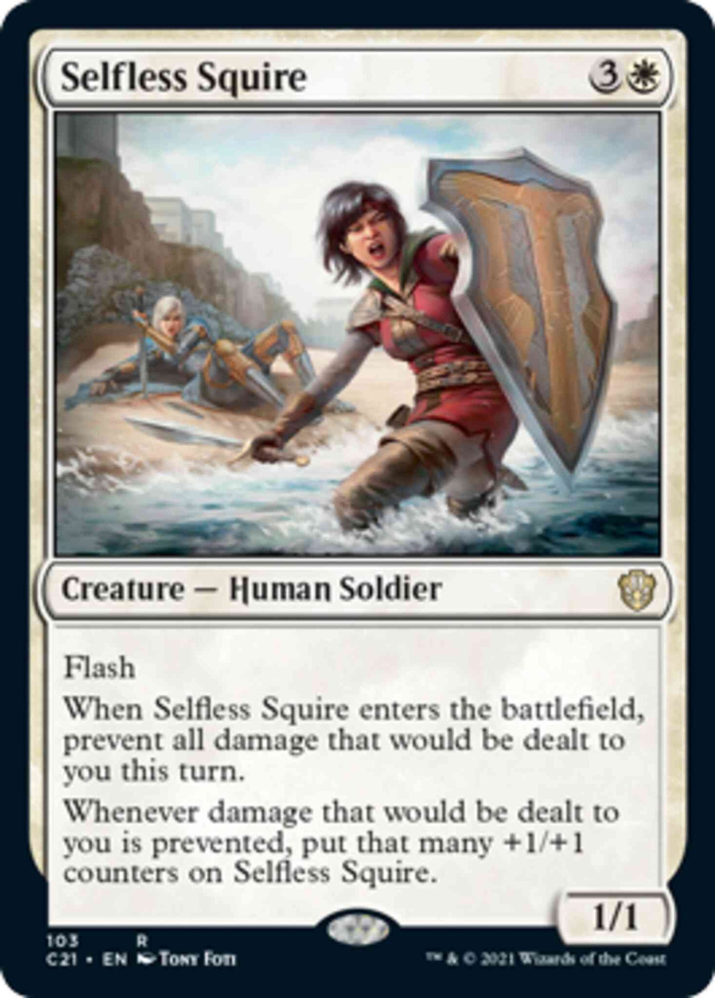 Selfless Squire [103] [Commander 2021] [Non-Foil]