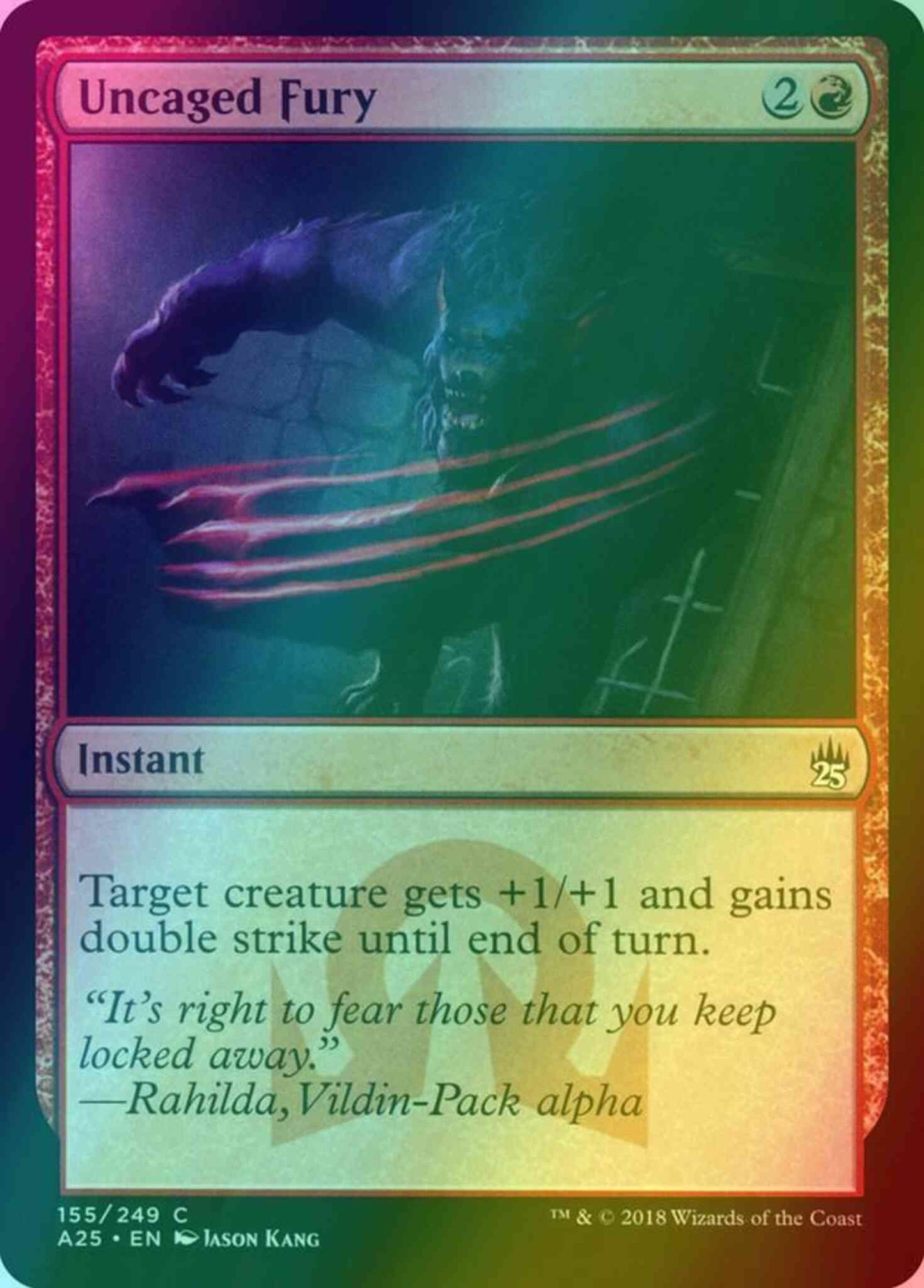 Uncaged Fury [155] [Masters 25] [Foil]
