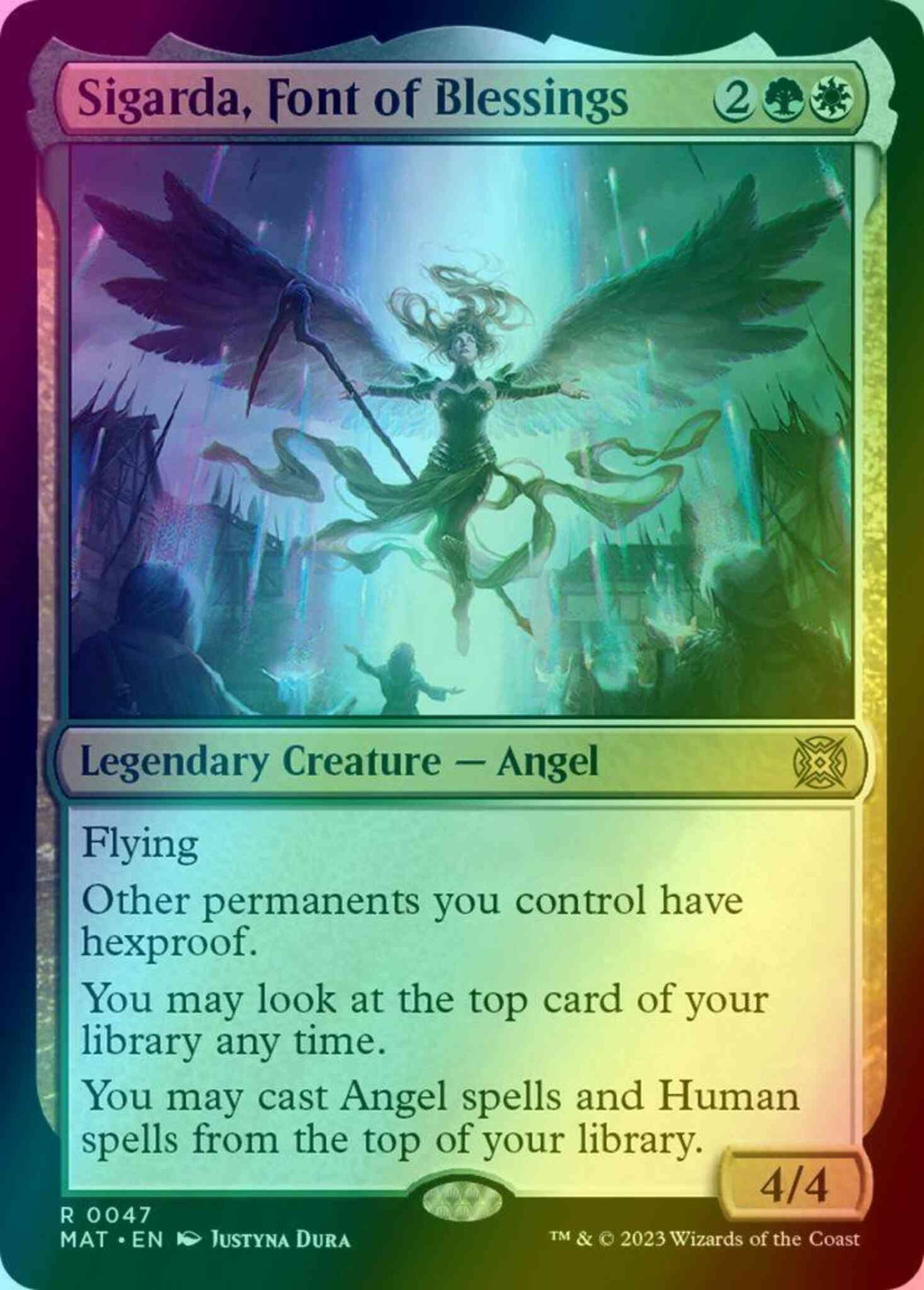 Sigarda, Font of Blessings [47] [March of the Machine: The Aftermath] [Foil]