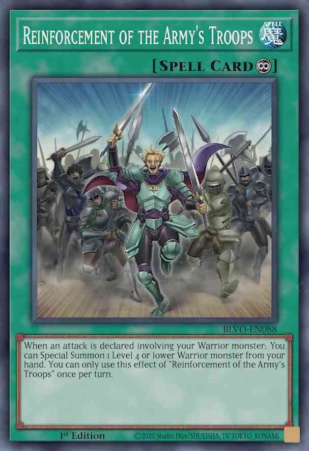Reinforcement of the Army's Troops - BLVO-EN088 - Common - 1st Edition