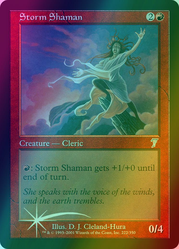 Storm Shaman [222x] [Seventh Edition] [Foil]