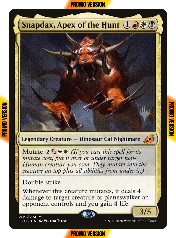 Snapdax, Apex of the Hunt [Promo Pack] [209p] [Ikoria: Lair of Behemoths Promos] [Non-Foil]