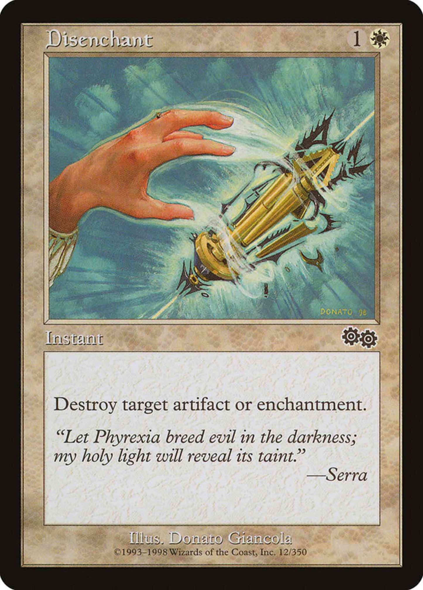 Disenchant [12] [Urza's Saga] [Non-Foil]