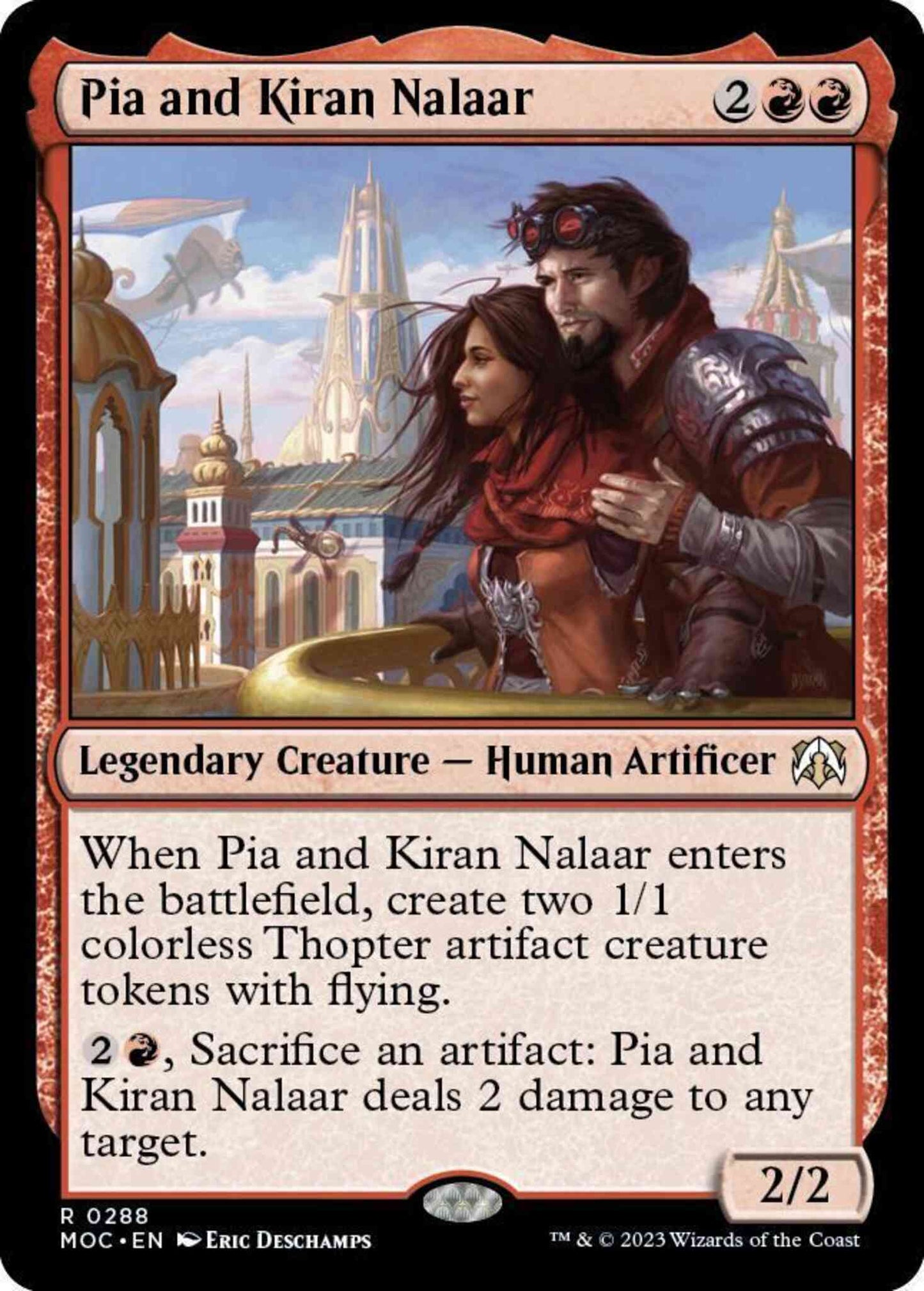 Pia and Kiran Nalaar [288] [March of the Machine: Commander] [Non-Foil]