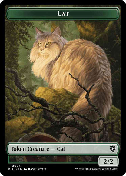 Cat Token (26) // Treasure Token (29) [Bloomburrow: Commander: Tokens] [Non-Foil]