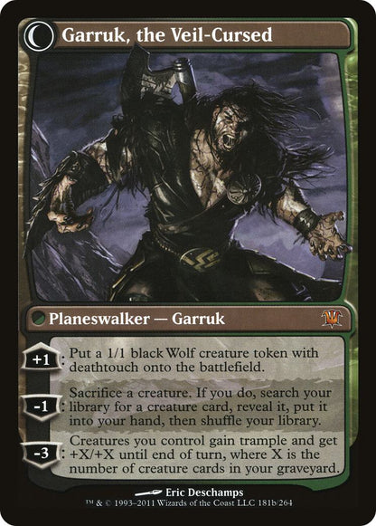 Garruk Relentless // Garruk, the Veil-Cursed [ISD-181] [The List] [Non-Foil]